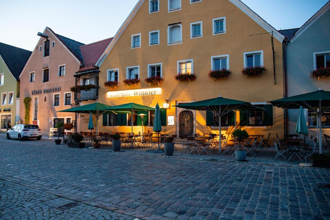 Altstadthotel Brauereigasthof Winkler Берхинг Екстериор снимка